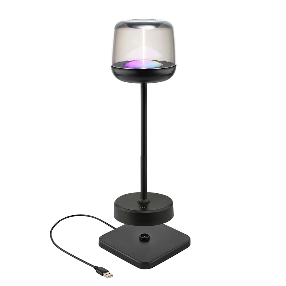 LED Table Lamp, Cordless Touch Lamp with 5 Lighting Mode, Rechargeable Battery LED Desk Lamp, Sleek Design & RGB Mode, Night Light for Living Room, Bedroom, Home Gifts, Outdoor bar