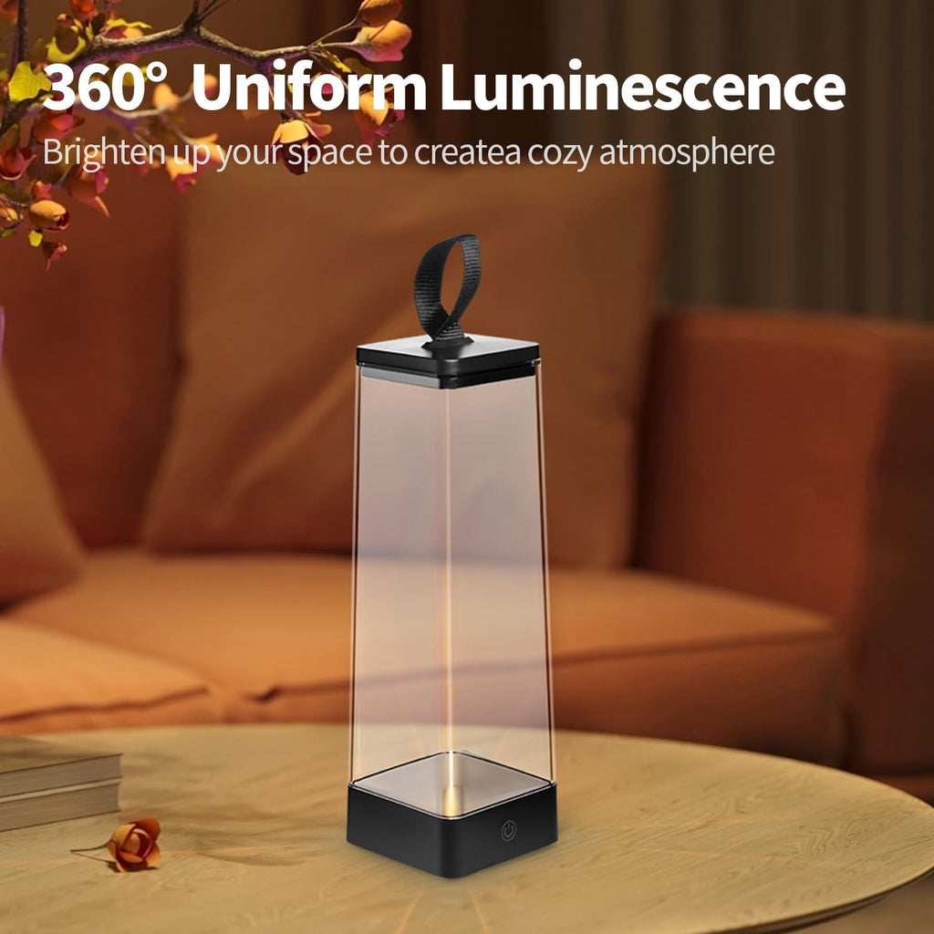 LED Table Lamp, Cordless Touch Lamp with 5 Lighting Mode, Rechargeable Battery LED Desk Lamp, Sleek Design & RGB Mode, Night Light for Living Room, Bedroom, Home Gifts, Outdoor bar