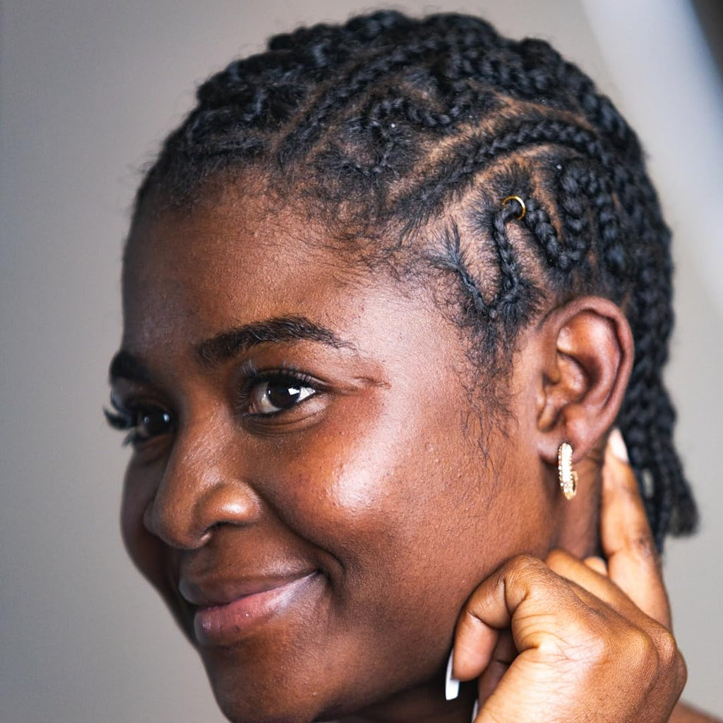 Te Amo Braiding Gel – Extreme Hold Braid | Cornrows | Long-Lasting Braiding Gel | Lock N Twist | No Flaking, High Shine for Braids, Locs, Twists & Cornrows (8 oz)
