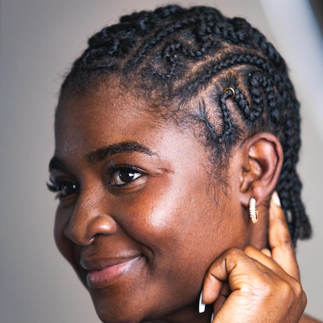 Te Amo Braiding Gel – Extreme Hold Braid | Cornrows | Long-Lasting Braiding Gel | Lock N Twist | No Flaking, High Shine for Braids, Locs, Twists & Cornrows (8 oz)