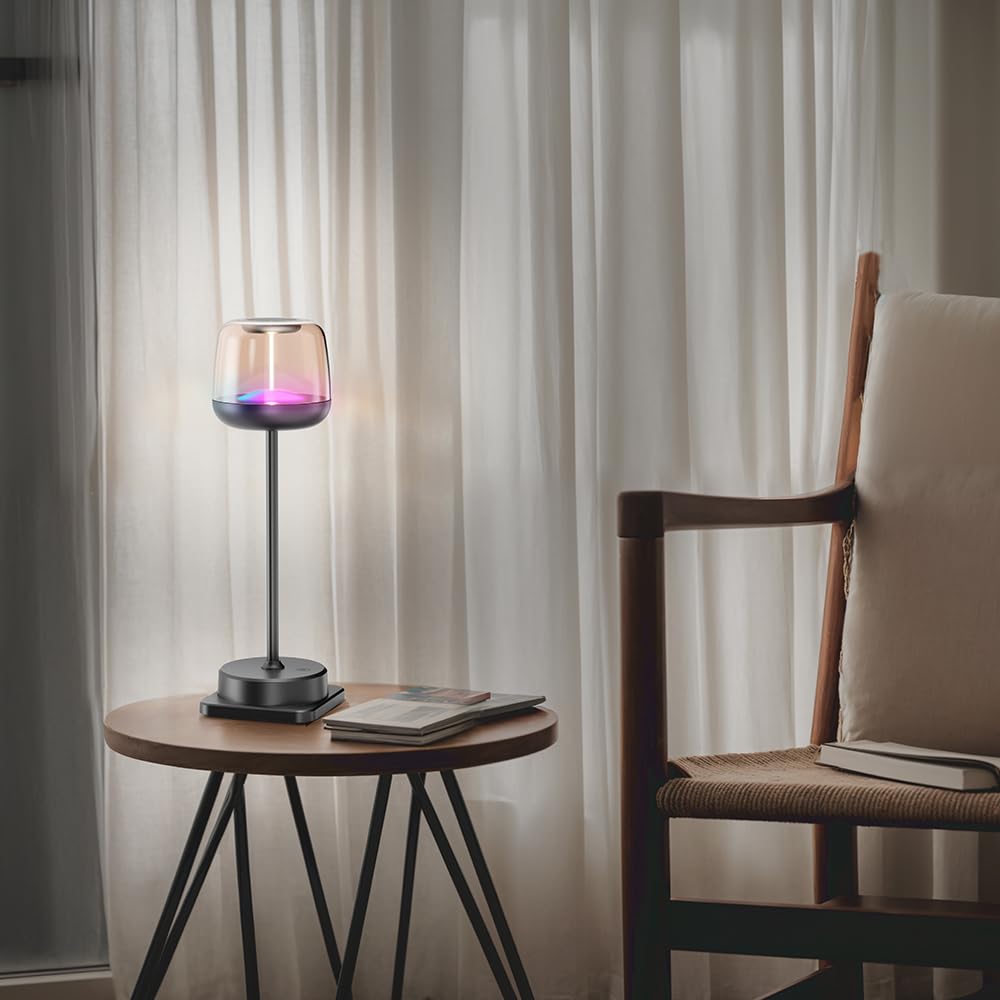 LED Table Lamp, Cordless Touch Lamp with 5 Lighting Mode, Rechargeable Battery LED Desk Lamp, Sleek Design & RGB Mode, Night Light for Living Room, Bedroom, Home Gifts, Outdoor bar