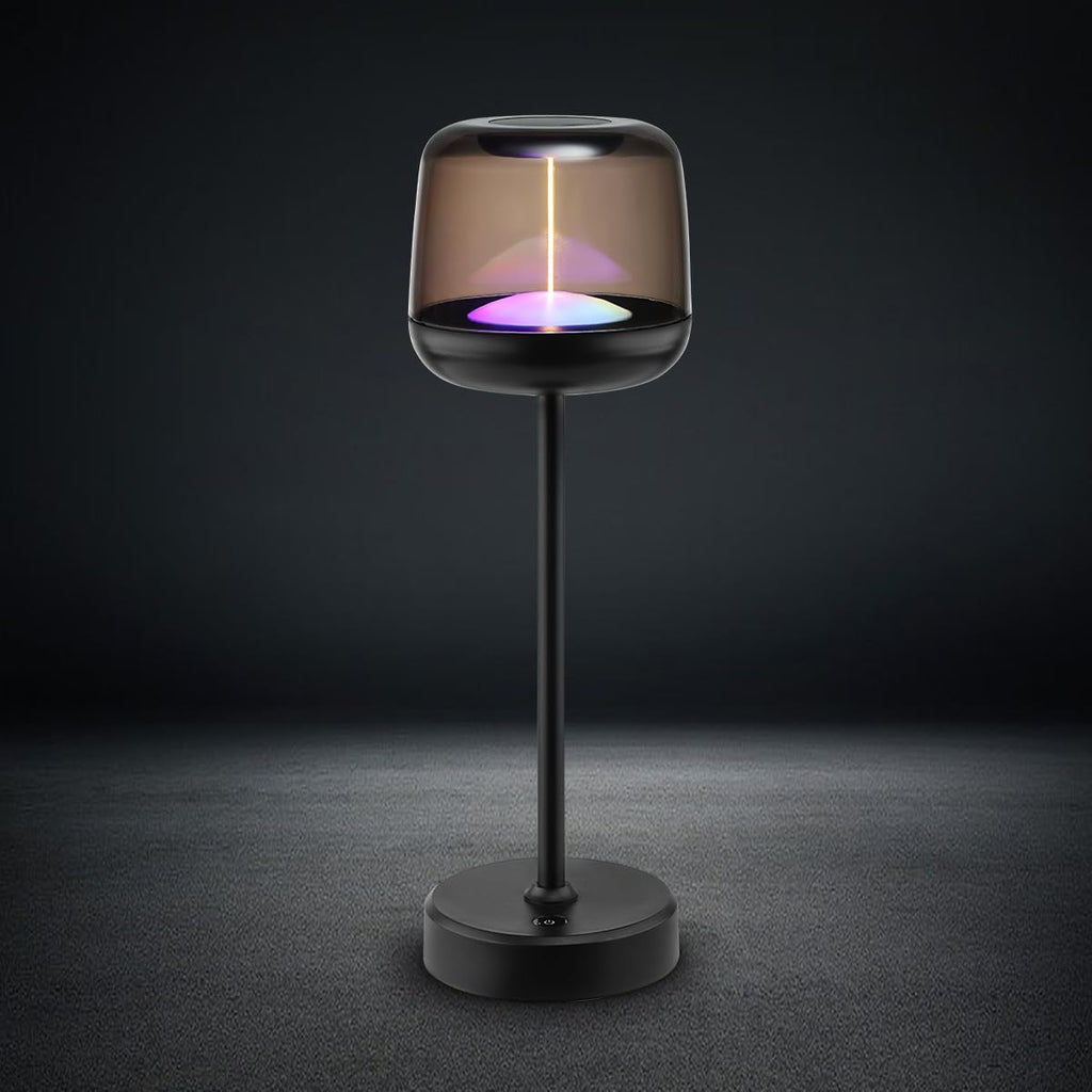 LED Table Lamp, Cordless Touch Lamp with 5 Lighting Mode, Rechargeable Battery LED Desk Lamp, Sleek Design & RGB Mode, Night Light for Living Room, Bedroom, Home Gifts, Outdoor bar