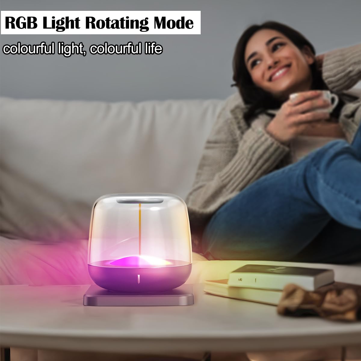 LED Table Lamp, Cordless Touch Lamp with 5 Lighting Mode, Rechargeable Battery LED Desk Lamp, Sleek Design & RGB Mode, Night Light for Living Room, Bedroom, Home Gifts, Outdoor bar