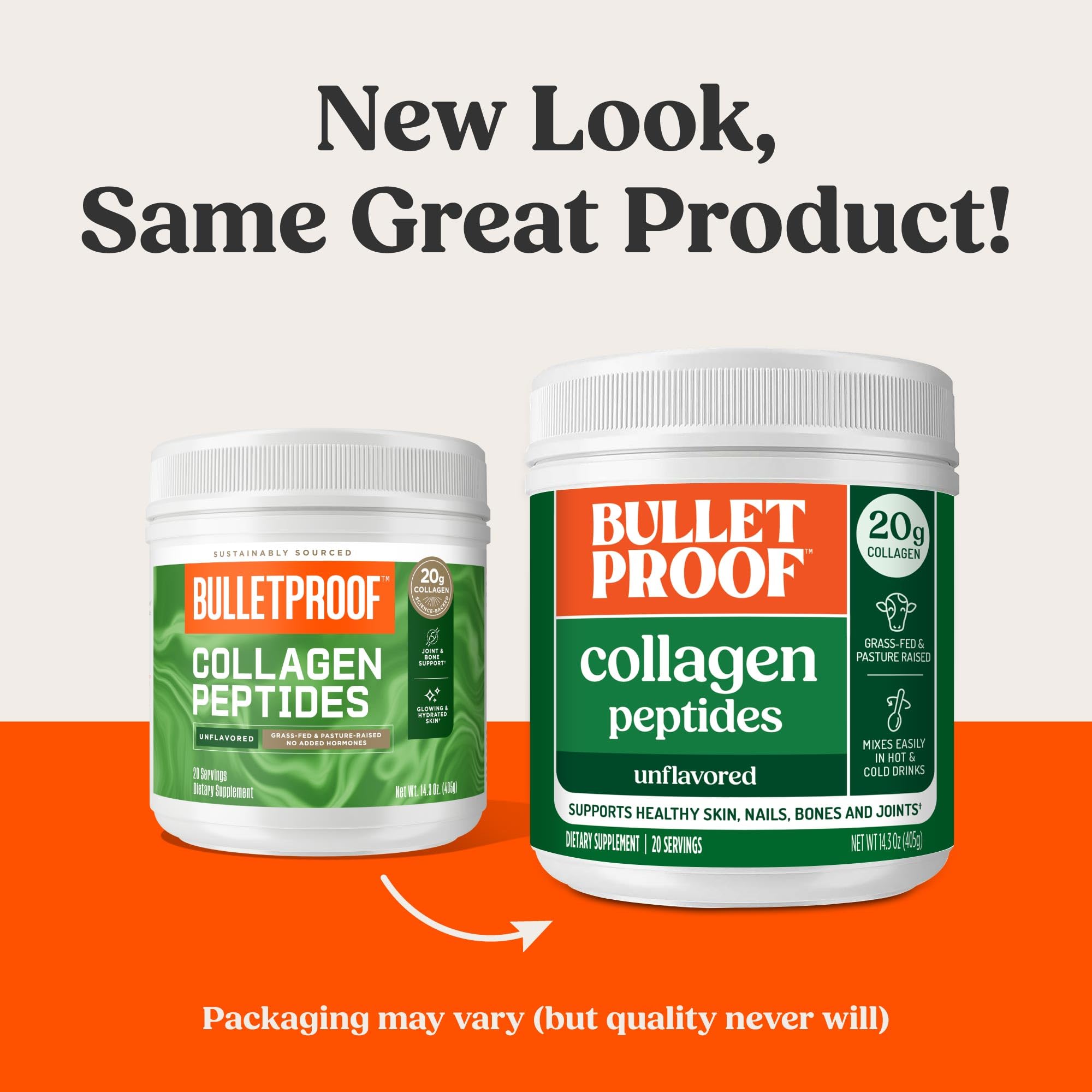 Bulletproof Chocolate Collagen Protein Powder with MCT Oil, 19g Protein, 42.3 Oz, Value Size, Collagen Peptides and Amino Acids for Healthy Skin, Bones and Joints
