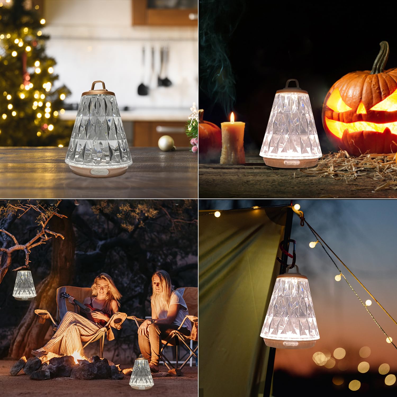 LED Table Lamp, Cordless Touch Lamp with 5 Lighting Mode, Rechargeable Battery LED Desk Lamp, Sleek Design & RGB Mode, Night Light for Living Room, Bedroom, Home Gifts, Outdoor bar